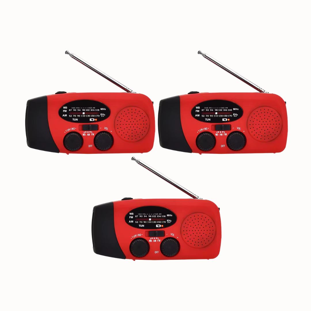 Blackout Buddy™ 3-in-1 Emergency Radio with Flashlight & Power Bank