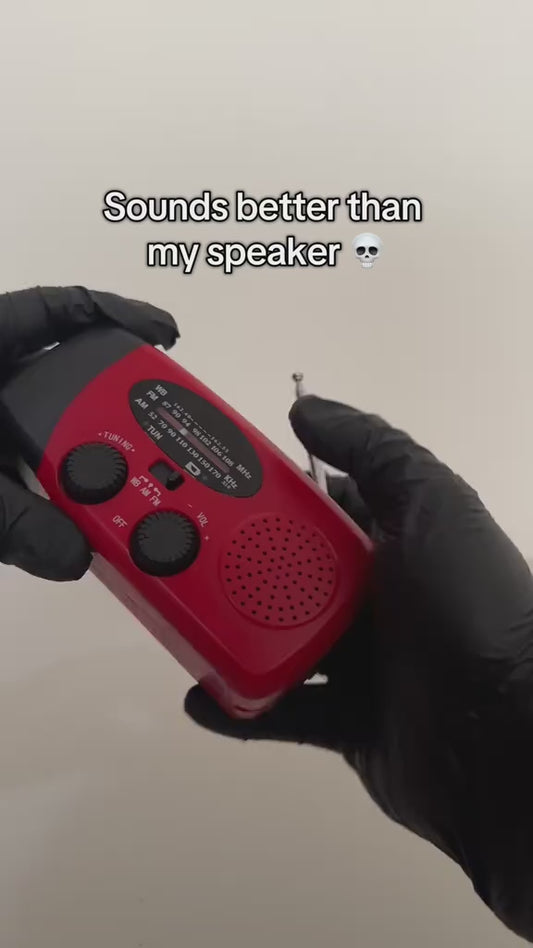 Blackout Buddy™ 3-in-1 Emergency Radio with Flashlight & Power Bank
