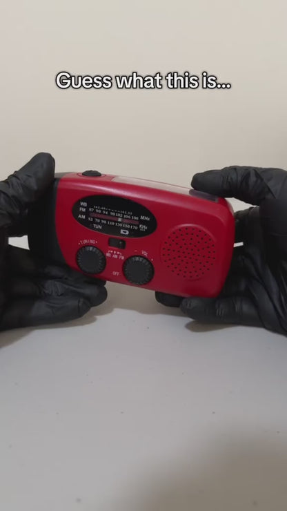 Blackout Buddy™ 3-in-1 Emergency Radio with Flashlight & Power Bank