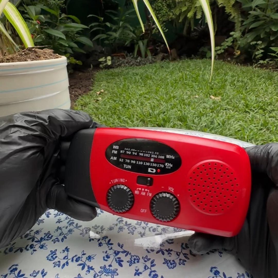Blackout Buddy™ 3-in-1 Emergency Radio with Flashlight & Power Bank